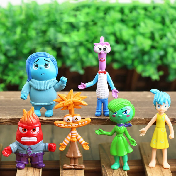 6Pcs/Set New Inside Out 2 Action Figure Toy Cartoon Kids Gift