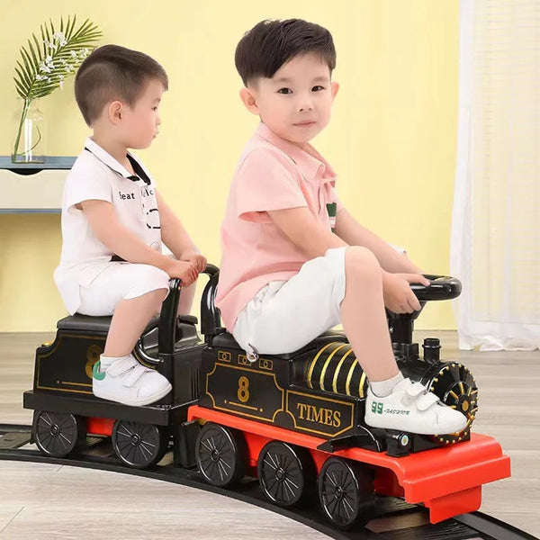 Ride On Train Track Toy Train Electric Car Child Baby Toys